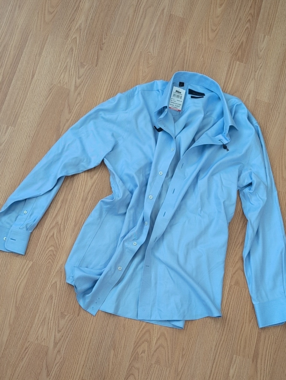 David Donahue Light Blue Men's Shirt